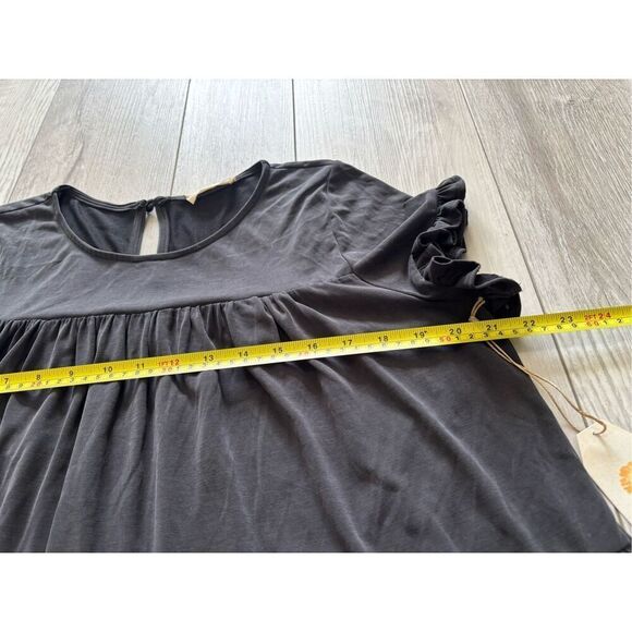 Chrysanthemum boutique, black baby doll style dress size S - Picture 6 of 10